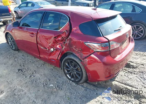 2013 Lexus Ct from USA, damaged, VIN JTHKD5BH9D2136181
